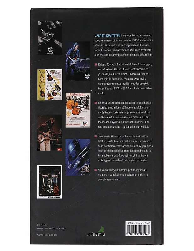Suuri kitarakirja - Bacon, Tony - Musiikki- ja elokuvakirjat - 10105474575 - 1