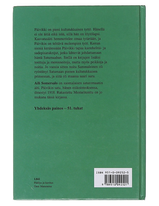 Päivikin satu - Somersalo, Aili - Lastenkirjat - 10105474594 - 1