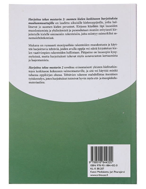 Harjoitus tekee mestarin 2, Suomen kielen keskitason harjoituksia maahanmuuttajille - Marja-Liisa Saunela - Tietokirjat ja oppaat - 10105474599 - 1