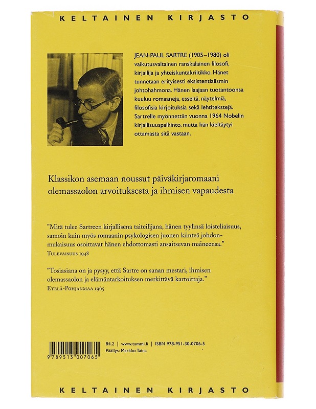 Inho - Sartre, Jean-Paul - Romaanit ja novellit - 10105474604 - 1