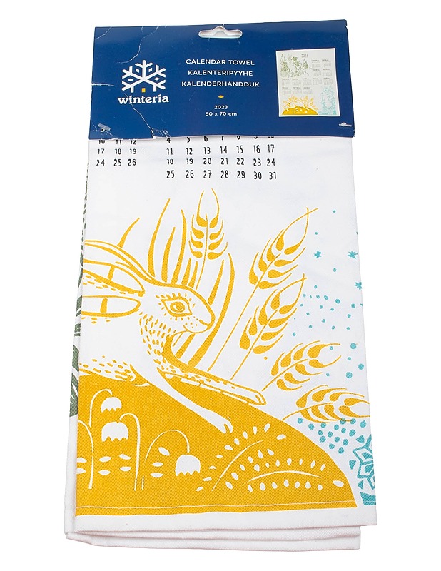 WINTERIA kalenteripyyhe, 50x70 cm - Pyyhkeet - 10105474615 - 0