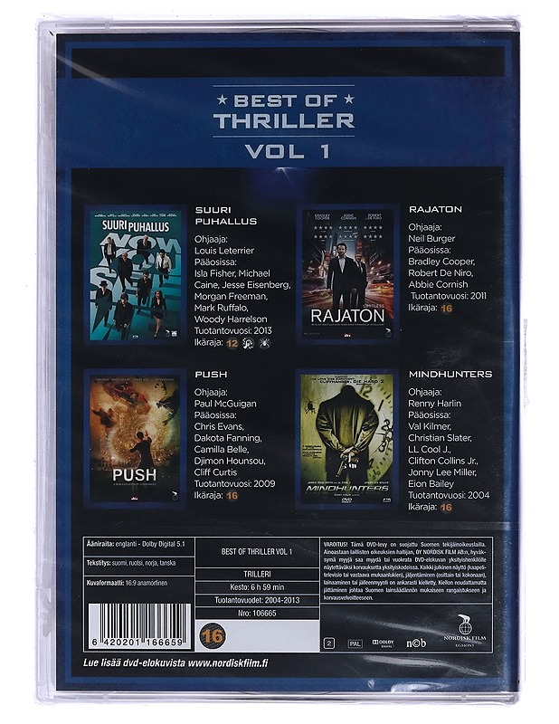 Best of Thriller vol 1 - DVD  - DVD-elokuvat - 10105474625 - 1