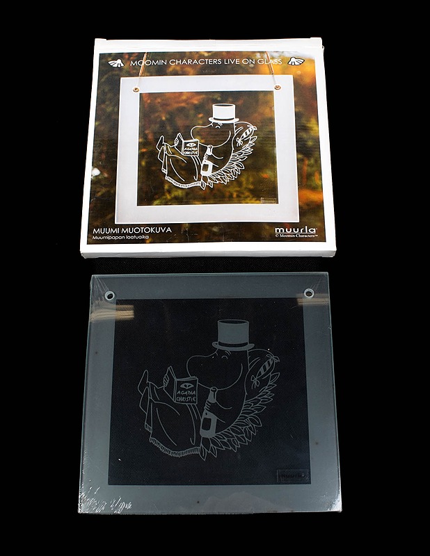MUURLA Muumipapan laatuaika lasitaulu - Taulut ja julisteet - 10105474679 - 0