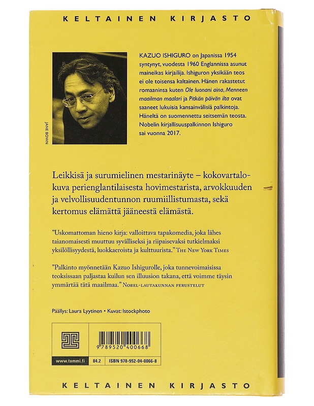 Pitkän päivän ilta - Ishiguro, Kazuo - Romaanit ja novellit - 10105474674 - 1