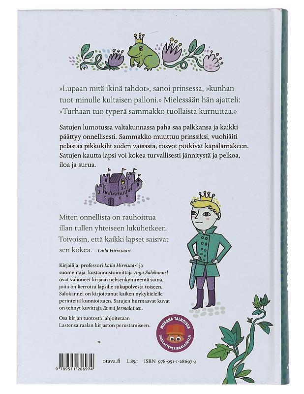 Suomen lasten iltasadut - Hirvisaari, Laila - Lastenkirjat - 10105474693 - 1