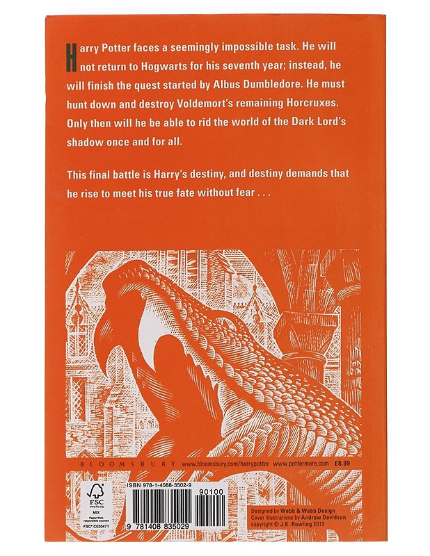 Harry Potter and the deathly hallows - J. K. Rowling - Fantasia- ja scifi - 10105474708 - 1