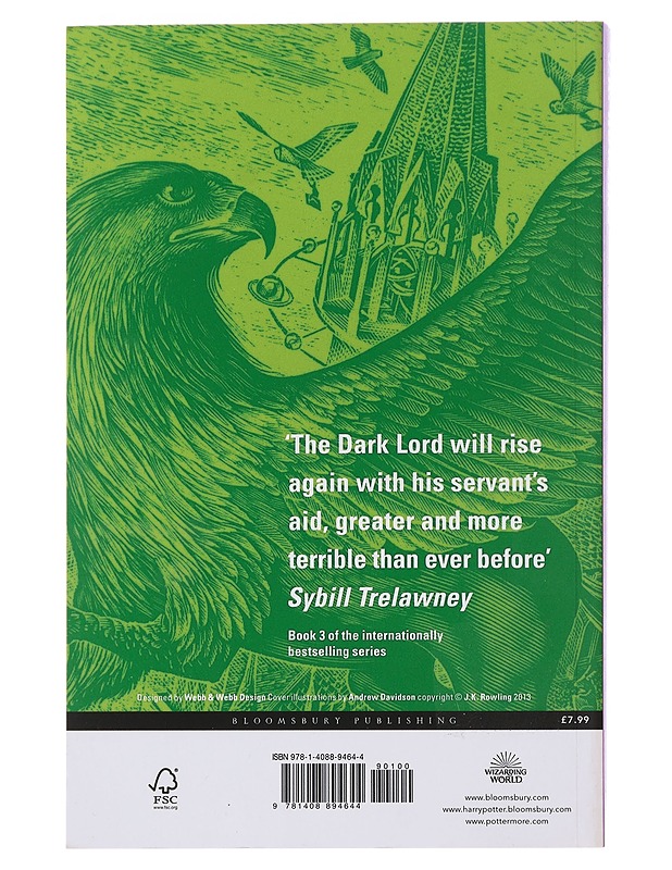 Harry Potter & the prisoner of Azkaban - J.K. Rowling - Fantasia- ja scifi - 10105474710 - 1