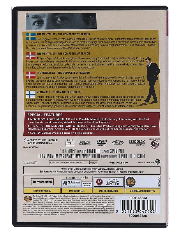 The Mentalist - DVD - DVD-elokuvat - 10105474714 - 1