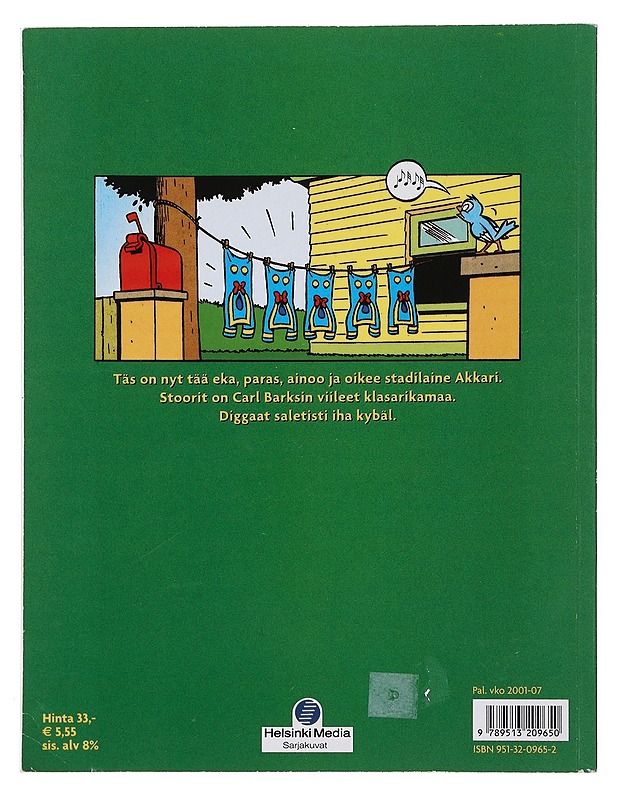 Rotsi on mut byysat puuttuu - Barks, Carl - Sarjakuvat - 10105474731 - 1
