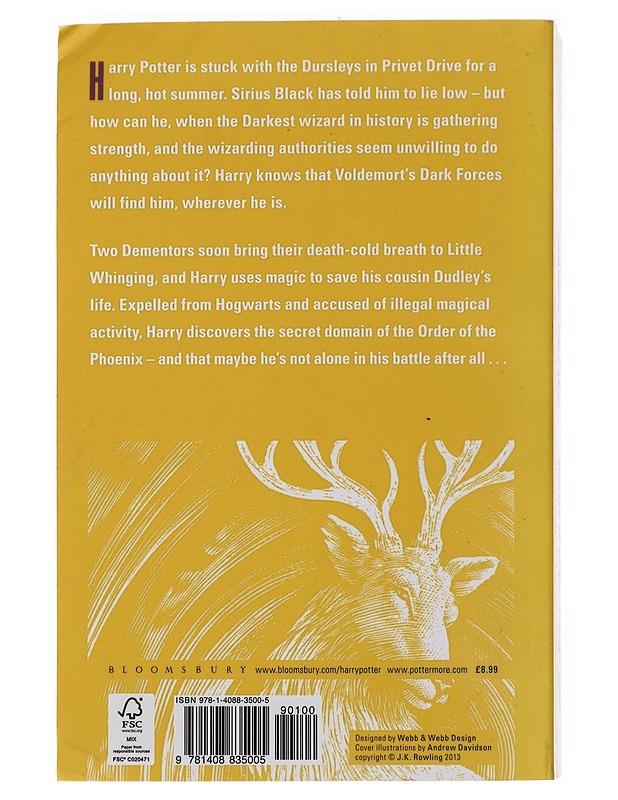 Harry Potter and the order of the Phoenix - J. K. Rowling - Fantasia- ja scifi - 10105474734 - 1