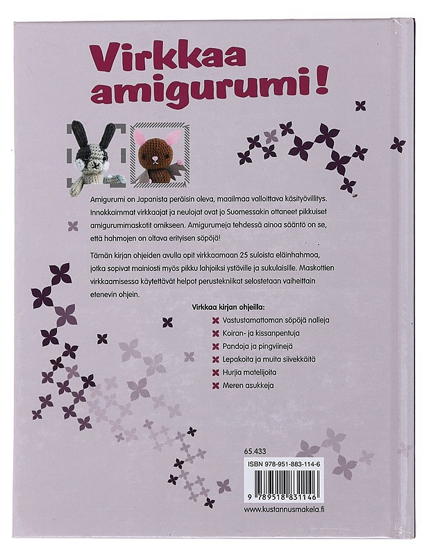 Virkkaa amigurumi! : 25 söpöä eläinmaskottia - Obaachan, Annie - Tietokirjat ja oppaat - 10105474745 - 1