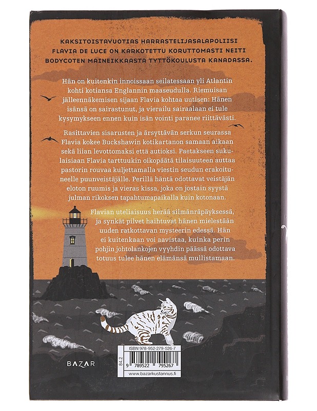 Kolmasti naukui kirjava kissa - Bradley, Alan - Jännitys ja dekkarit - 10105474782 - 1