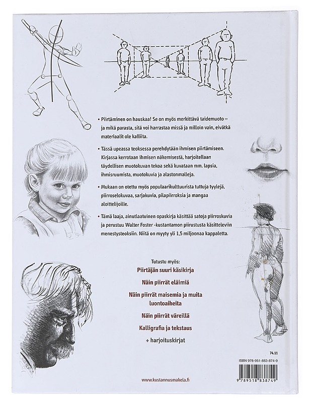 Näin piirrät ihmisen - Foster, Walter T. - Tietokirjat ja oppaat - 10105474793 - 1