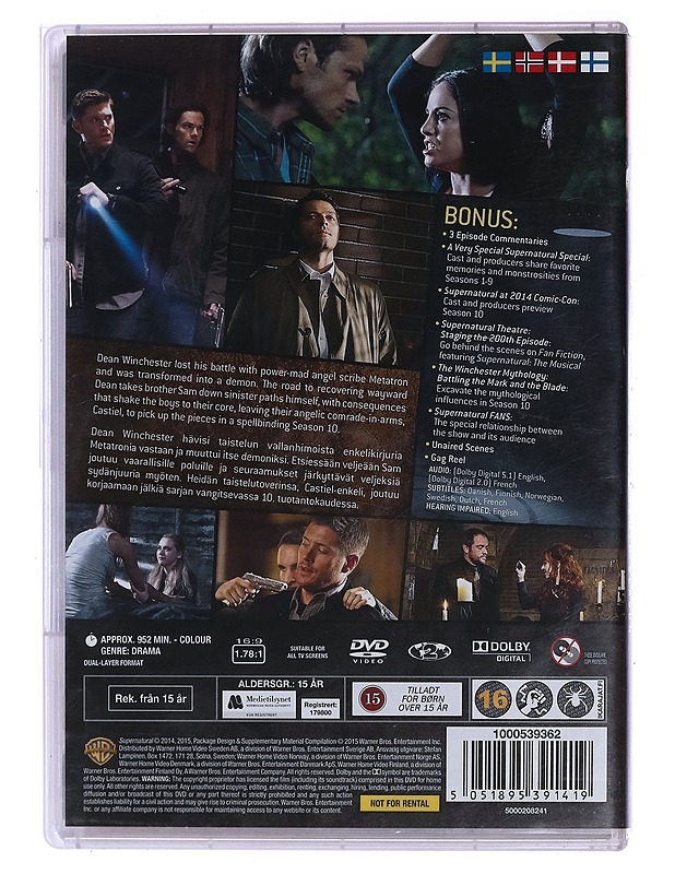 Supernatural - DVD - DVD-elokuvat - 10105474805 - 1