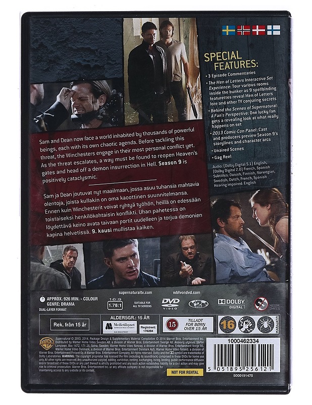Supernatural - DVD - DVD-elokuvat - 10105474827 - 1