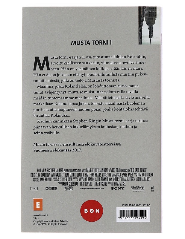 Revolverimies : Musta torni I - King, Stephen - Fantasia- ja scifi - 10105474870 - 1