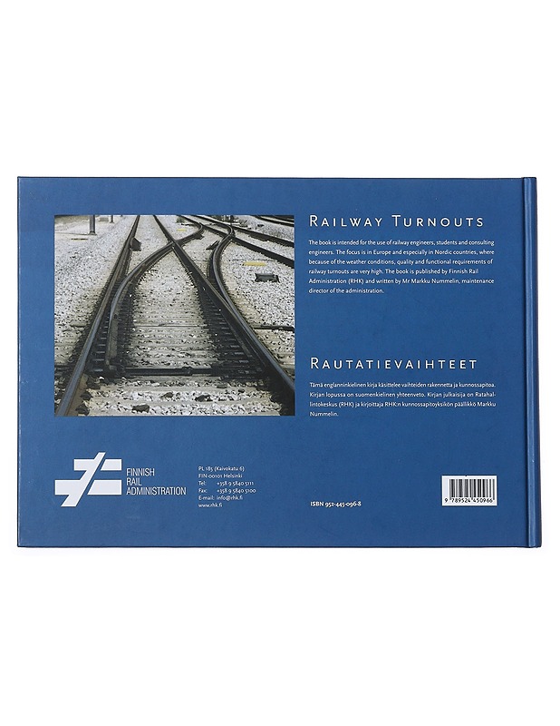 Railway turnouts : Rautatievaihteet - Markku Nummelin - Historiakirjat - 10105474885 - 1