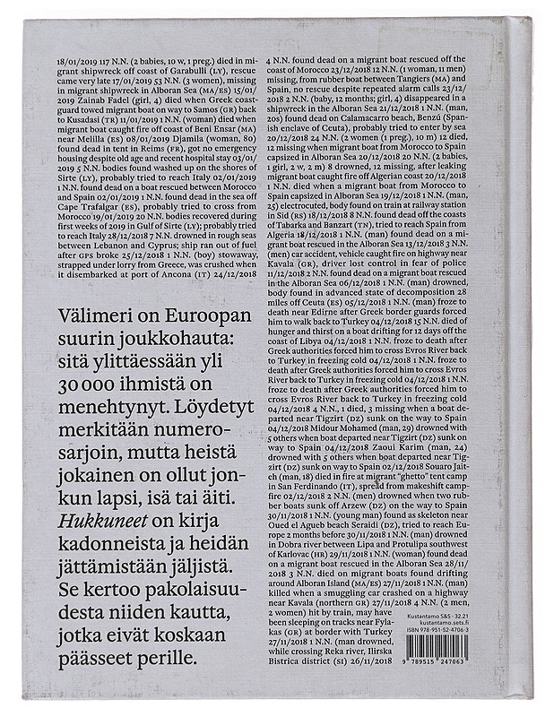 Hukkuneet - Tervonen, Taina - Tietokirjat ja oppaat - 10105474905 - 1