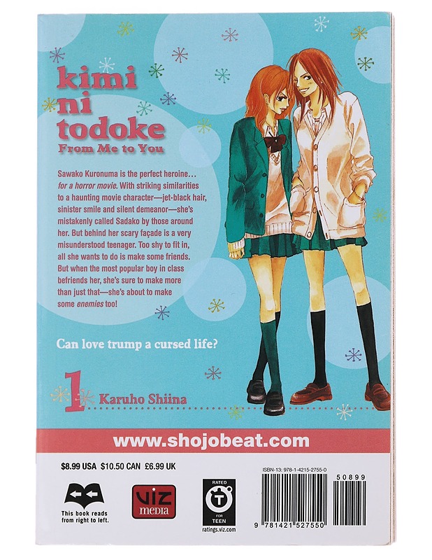 Kimi ni Todoke = From me to you. vol. 1 - Shiina, Karuho - Sarjakuvat - 10105474926 - 1