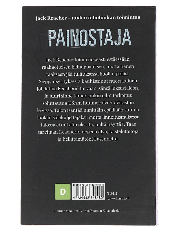 Painostaja - Child, Lee - Jännitys ja dekkarit - 10105474934 - 1