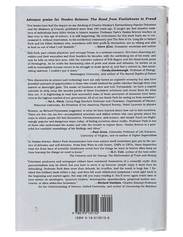 Voodoo Science : The Road from Foolishness to Fraud - Park, Robert - Tietokirjat ja oppaat - 10105474937 - 1