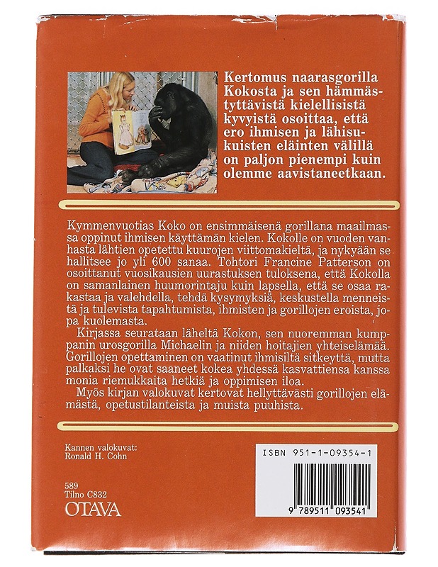 Koko : puhuva gorilla - Patterson, Francine - Tietokirjat ja oppaat - 10105474940 - 1