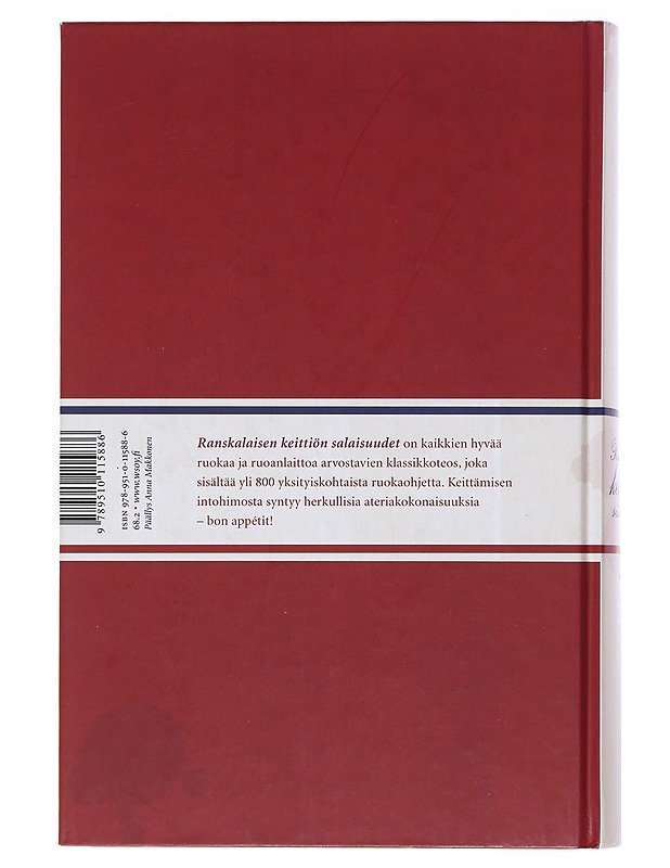 Ranskalaisen keittiön salaisuudet : alkuperäisiä ranskalaisia ruuanvalmistusohjeita - Bertholle, Louisette - Ruokakirjat - 10105474949 - 1