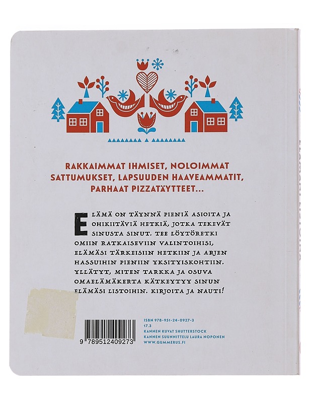 Elämäni listoina : Kaikki mitä haluan muistaa - Gummerus - Tietokirjat ja oppaat - 10105474969 - 1