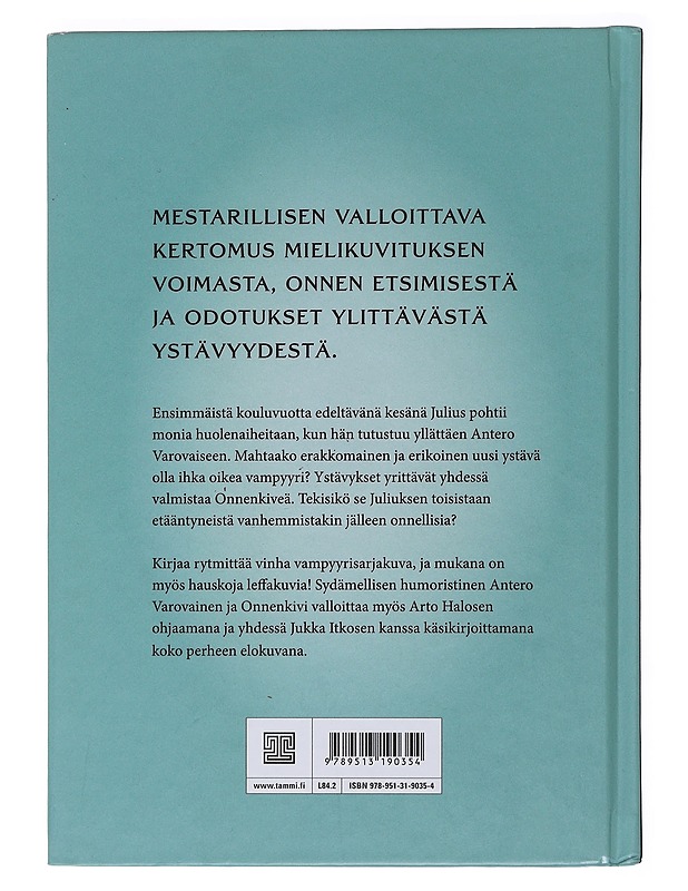 Antero Varovainen ja Onnenkivi - Itkonen, Jukka - Lastenkirjat - 10105474974 - 1