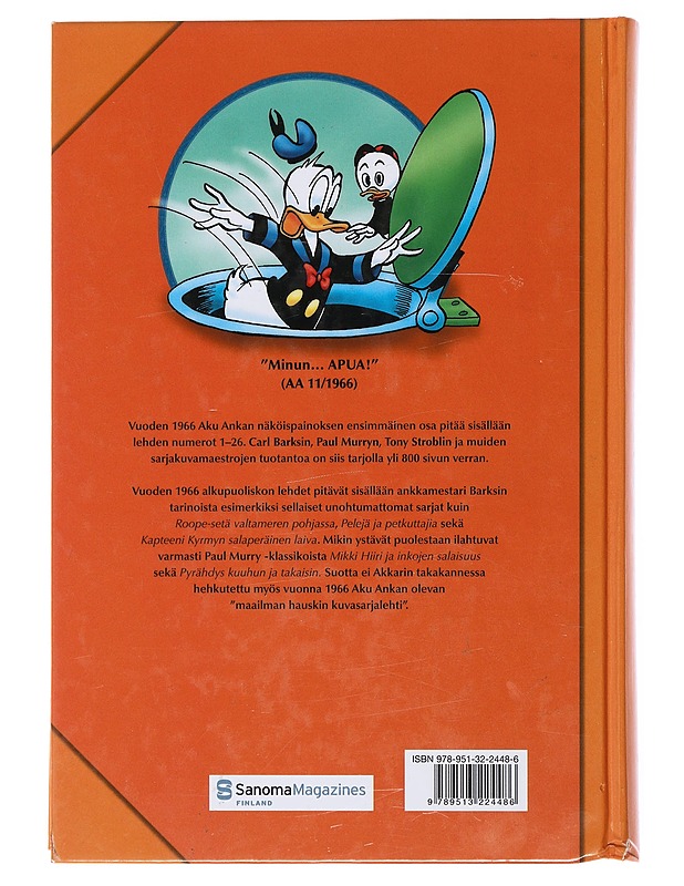 Aku Ankka : näköispainos vuosikerrasta 1966. I osa - Lehtonen, Lilli - Sarjakuvat - 10105475058 - 1