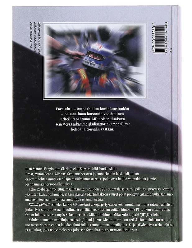 Elämä pelissä : Grand Prix -ratojen sankarit - Melart, Juhani - Elämäkerrat ja muistelmat - 10105475073 - 1