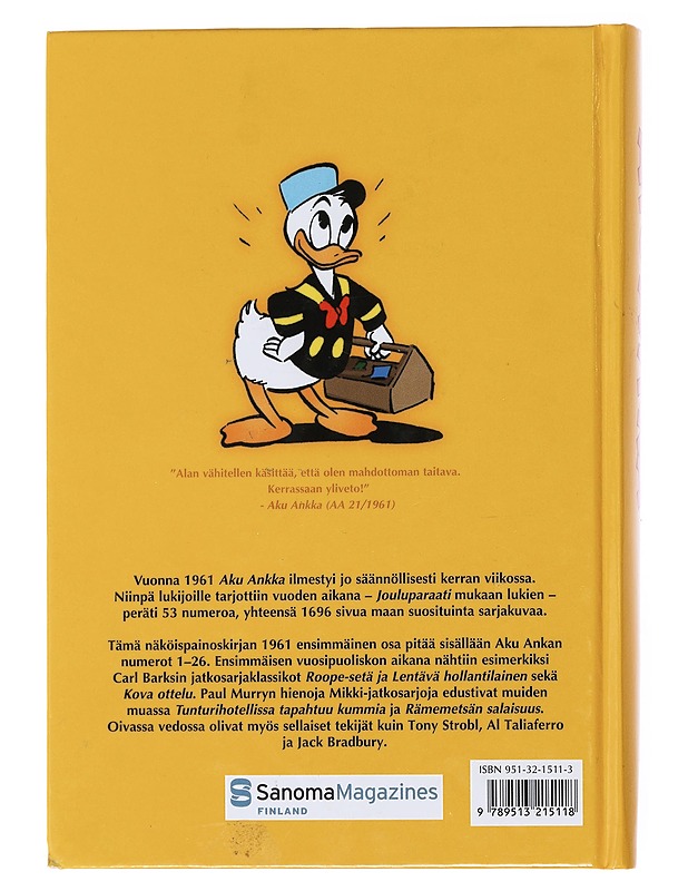 Aku Ankka. I & II osat - Disney, Walt - Sarjakuvat - 10105475075 - 1