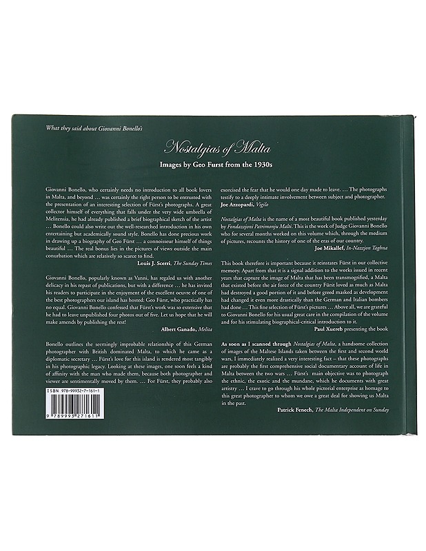 Nostalgias of Gozo : Images from the 1880s to the 1930s - Bonello, Giovanni - Historiakirjat - 10105475094 - 1