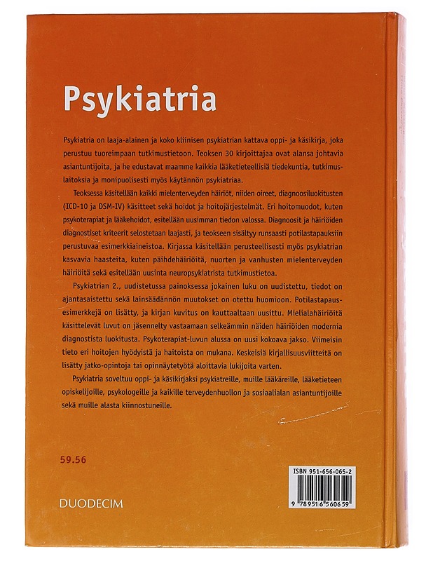 Psykiatria - Lönnqvist, Jouko - Tietokirjat ja oppaat - 10105475142 - 1
