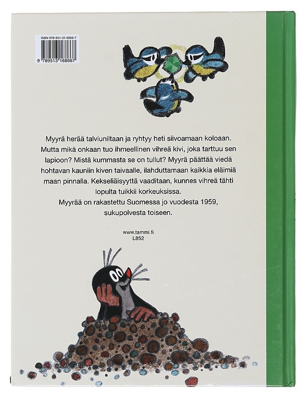 Myyrä ja vihreä tähti - Miler, Zden?k - Lastenkirjat - 10105475145 - 1
