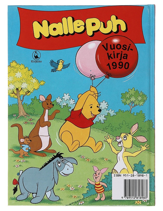 Nalle Puh : vuosikirja 1990 - Niukkanen, Laila - Lastenkirjat - 10105475184 - 1