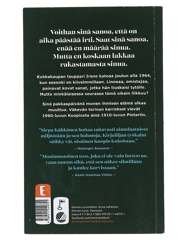 Vihreä sali - Sirpa Kähkönen - Romaanit ja novellit - 10105475236 - 1