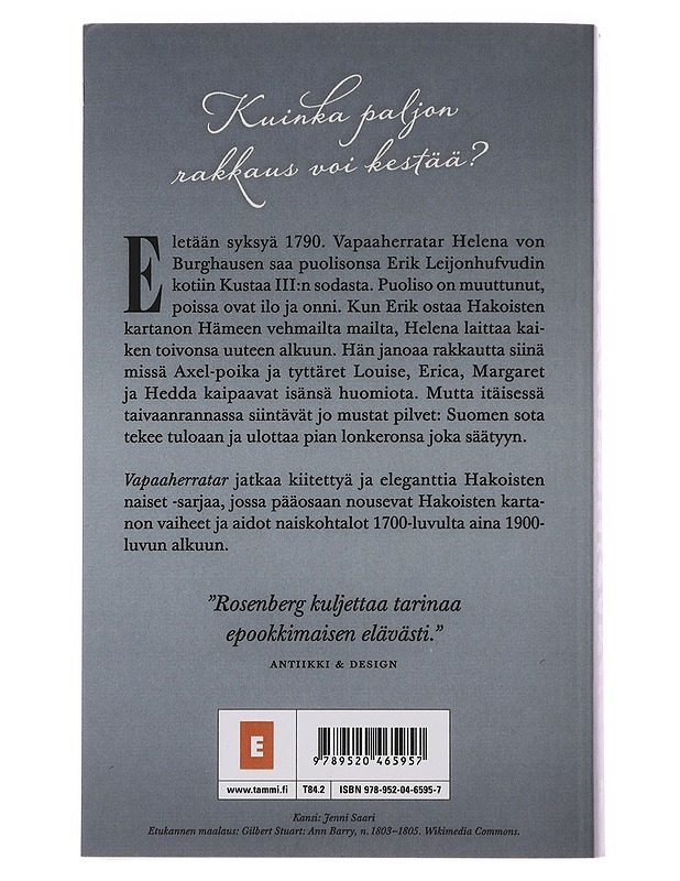 Vapaaherratar - R.M. Rosenberg - Romaanit ja novellit - 10105475245 - 1