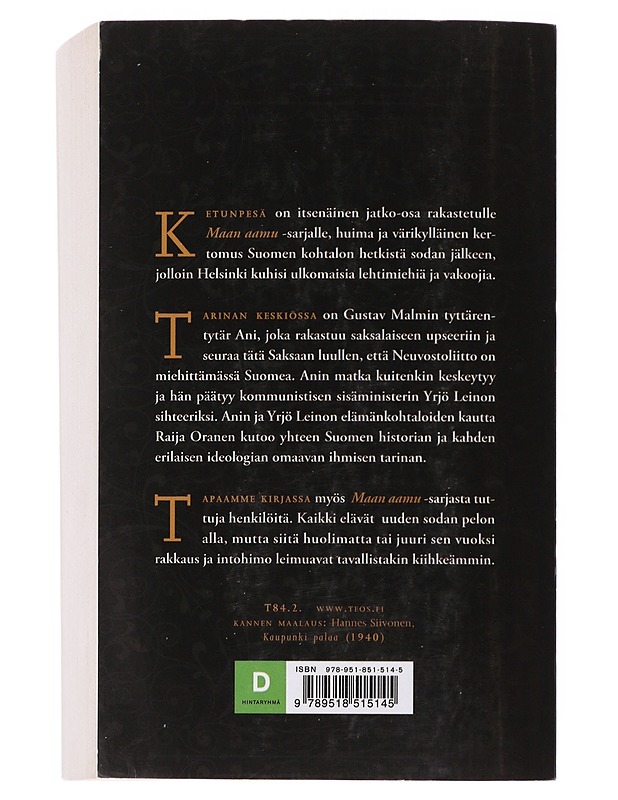 Maan aamu 4: Ketunpesä - Raija Oranen - Romaanit ja novellit - 10105475252 - 1