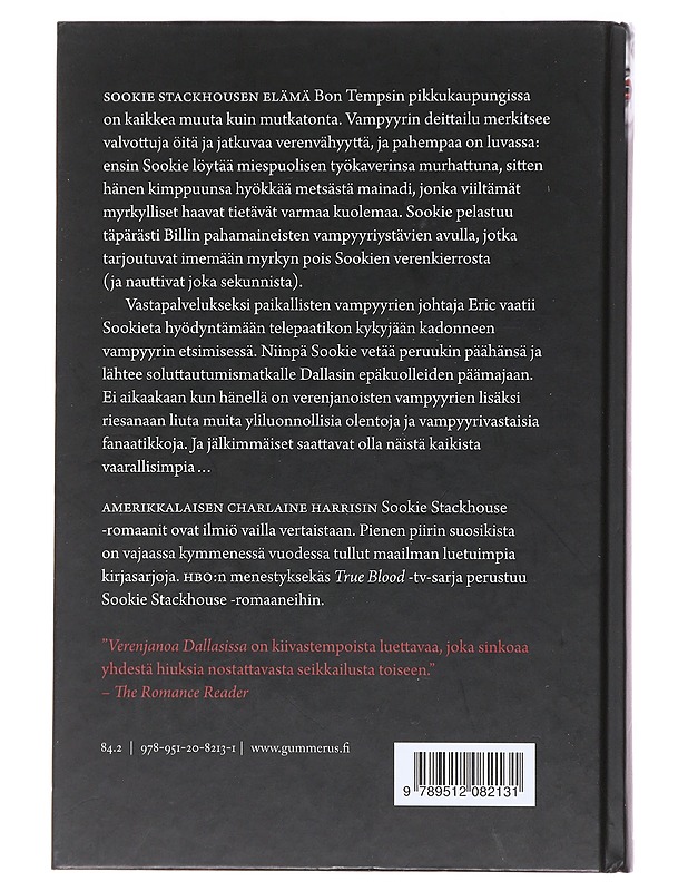 Verenjanoa Dallasissa - Harris, Charlaine - Jännitys ja dekkarit - 10105475259 - 1