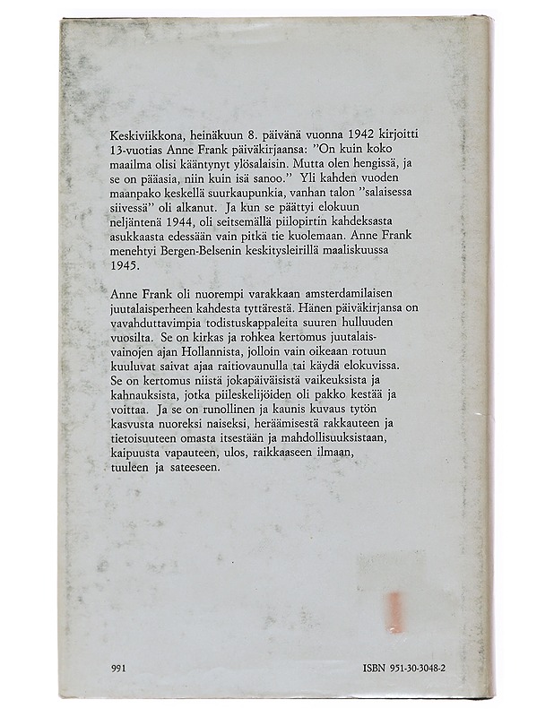 Nuoren tytön päiväkirja - Anne Frank - Elämäkerrat ja muistelmat - 10105475276 - 1