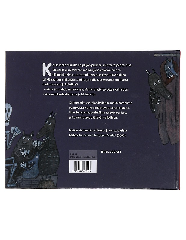 Maikki ja kellarin kummitukset - Salla Savolainen - Lastenkirjat - 10105475271 - 1