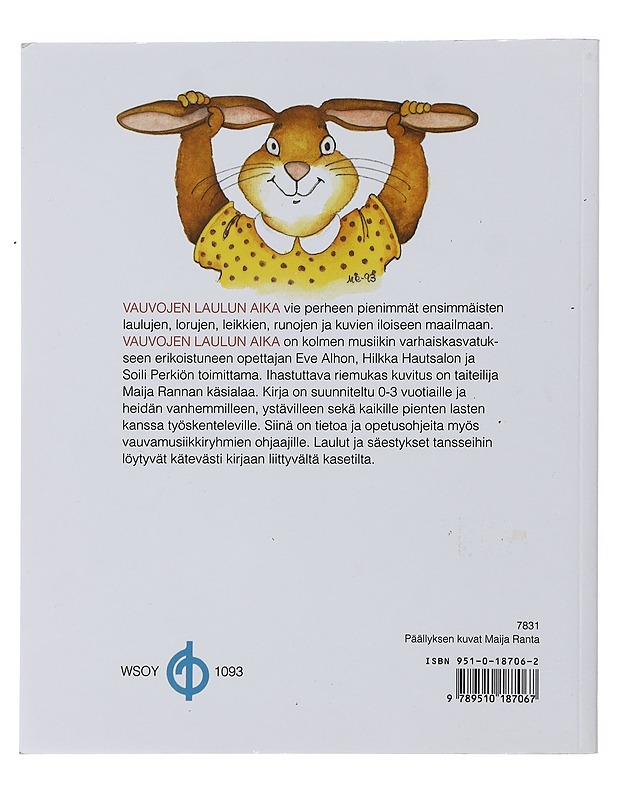 Vauvojen laulun aika - Alho, Eve - Lastenkirjat - 10105475346 - 1