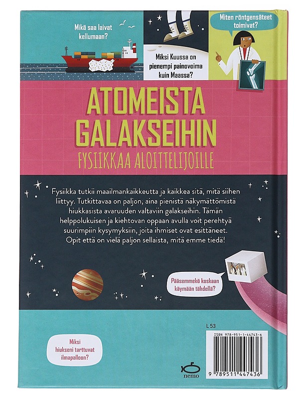 Atomeista galakseihin : fysiikkaa aloittelijoille - Firth, Rachel - Tietokirjat ja oppaat - 10105475348 - 1