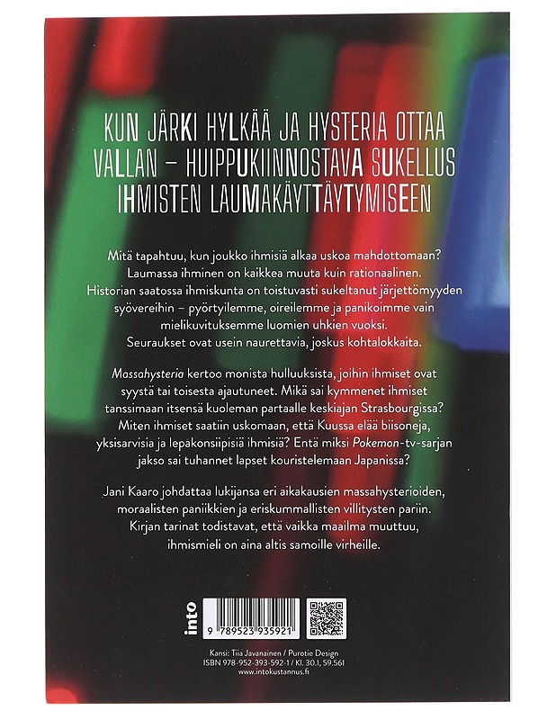 Massahysteria - Jani Kaaro - Tietokirjat ja oppaat - 10105475398 - 1