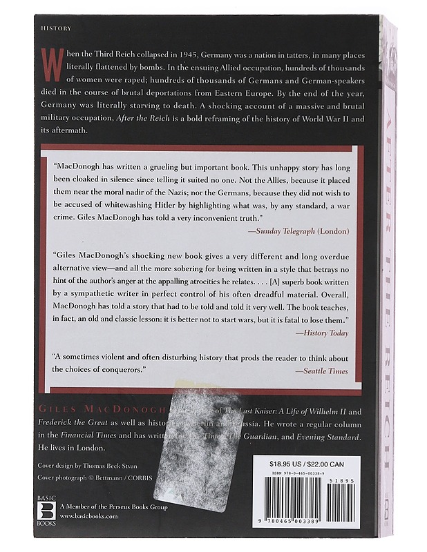 After the Reich: a brutal history of the allied occupation - Giles MacDonogh - Historiakirjat - 10105475453 - 1