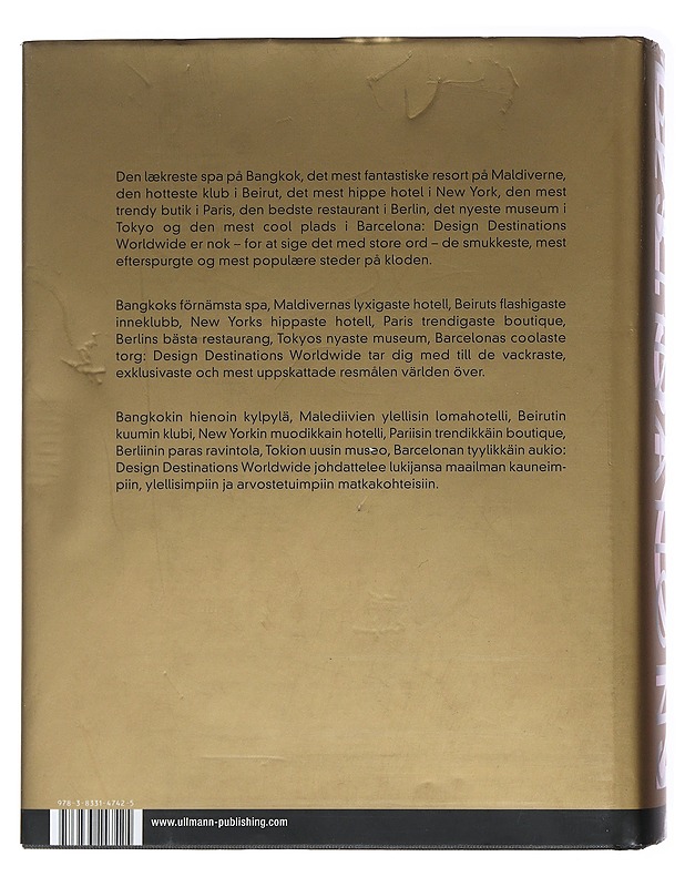 Design destinations worldwide - Joachim Fischer - Taide- ja kulttuurikirjat - 10105475462 - 1