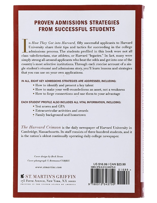 How They Got into Haeward - The Harward Crimson - Tietokirjat ja oppaat - 10105475492 - 1