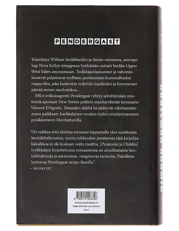 Kuoleman naamio - Preston, Douglas - Jännitys ja dekkarit - 10105475511 - 1