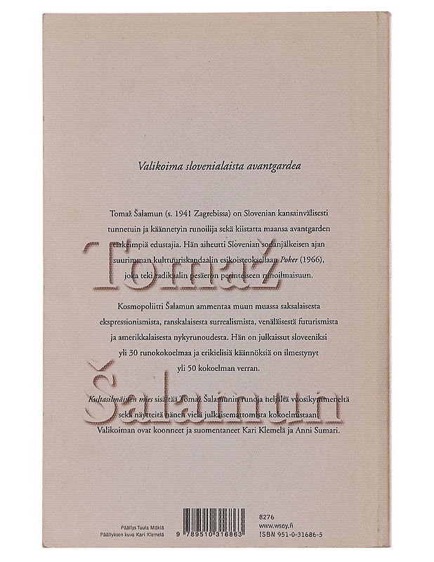 Kultasilmäinen mies - Salamun, Tomaz - Romaanit ja novellit - 10105475532 - 1